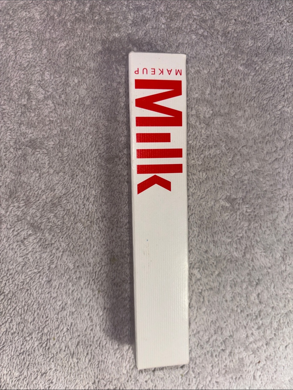 Milk Makeup Mascara in White with Red Logo